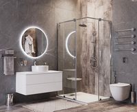 Раковина-чаша Bond 39 Белая глянцевая арт-S53-390 — фото 6, Раковины накладные