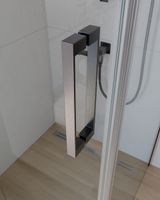 Душевой уголок CEZARES SLIDER-AH-1-90-80/90-C-GM — фото 5, Прямоугольные душевые уголки