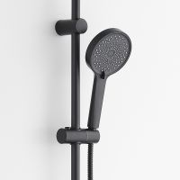 Душевая система Bond Cube B03-9588 Черная матовая — фото 4, Душевые системы