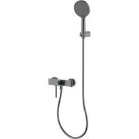 Смеситель для душа AQUAme Asti AQM6413GM Оружейный металл — фото 1, Смеситель для душа