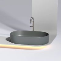 Товар: Раковина-чаша Ceramicanova Element 61 CN6048MDH Темный антрацит матовый - фото 17 Раковина-чаша Ceramicanova Element 61 CN6048MDH Темный антрацит матовый — фото 17, Раковины накладные