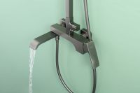 Душевая система Raglo R02.24.09 Графит матовый — фото 13, Душевые стойки