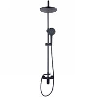 Товар: Душевая система Bond B01-8188 Черная матовая - фото 10 Душевая система Bond B01-8188 Черная матовая — фото 10, Душевые системы