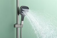 Душевая система Raglo R51.24.09 Графит матовый — фото 15, Душевые стойки