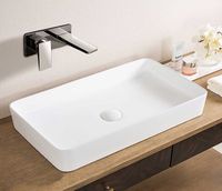 Раковина-чаша CeramaLux 60 9396MW Белая матовая — фото 3, Раковины