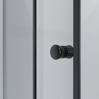 Душевой уголок Niagara Eco NG-012-14QT (120х80х195) низкий поддон(13см),черный,стекло тонированное,2 — фото 5, Душевые уголки