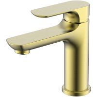 Смеситель для раковины Raglo R03.10.03 Золото матовое — фото 1, Смесители для раковины