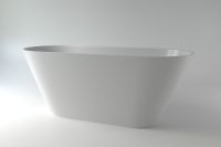 Ванна из искусственного камня Holbi Selena 161x68 1.01.006.11.1 Белая матовая — фото 4, Ванны