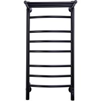 Электрический полотенцесушитель Comfysan Noumi EC-8 80x40 014018 с полкой Черный матовый — фото 3, Электрические полотенцесушители