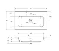 Товар: Керамическая раковина CEZARES CZR-8073-80 - фото 6 Керамическая раковина CEZARES CZR-8073-80 — фото 6, Раковины