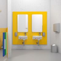 Раковина Creavit Cocuk 38 CK035-00CB00E-FF00 детская Белая с декором — фото 2, Мини-раковины