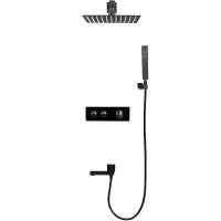 Товар: Душевая система ALMAes Olef TVZ-0898 с термостатом Черная матовая - фото 6 Душевая система ALMAes Olef TVZ-0898 с термостатом Черная матовая — фото 6, Душевые системы