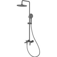 Душевая система Raglo R31.24.09 Графит матовый — фото 1, Душевые стойки