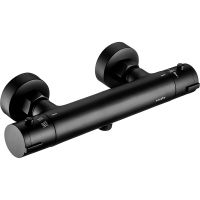 Смеситель для душа Swedbe Mercury 9025B с термостатом Черный матовый — фото 5, Смеситель для душа