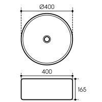 Товар: Раковина-чаша Aqueduto Espiral 40 ESP0140 Черная матовая - фото 3 Раковина-чаша Aqueduto Espiral 40 ESP0140 Черная матовая — фото 3, Раковины накладные