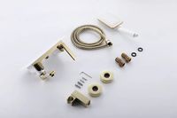 Смеситель для ванны Lemark Mista LM6414WG Золото Белый — фото 6, Для душа и ванны