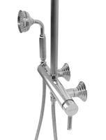 Товар: Душевая стойка со смесителем для верхнего и ручного душа CEZARES OLIMP-CD-01-L - фото 4 Душевая стойка со смесителем для верхнего и ручного душа CEZARES OLIMP-CD-01-L — фото 4, Душевые стойки