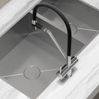 Товар: Смеситель для кухни Sancos Dora SC4003CH Хром Черный - фото 3 Смеситель для кухни Sancos Dora SC4003CH Хром Черный — фото 3, Смесители для кухни