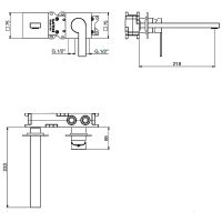 Смеситель для раковины Gattoni Color 8039/80C0 Хром — фото 2, Смесители для раковины