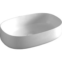 Раковина Artceram Cognac 55 COL003 01 00 Белая — фото 1, Раковины накладные