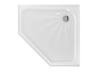 Акриловый поддон для душа Alex Baitler 100х100 AB10017V-1 Белый — фото 4, Акриловые душевые поддоны