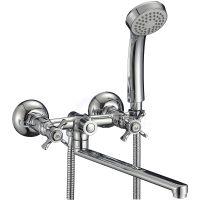 Смеситель для ванны D-Lin D143807-F универсальный Хром — фото 1, Смеситель для ванны