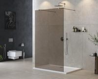 Душевая перегородка CEZARES LIBERTA-L-2-120-120-BR-Cr — фото 1, Душевые перегородки