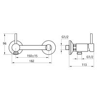 Товар: Гигиенический душ со смесителем Melodia della vita Aria MDV35751 Хром - фото 2 Гигиенический душ со смесителем Melodia della vita Aria MDV35751 Хром — фото 2, Гигиенические души