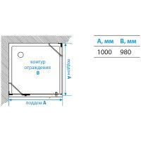 Товар: Душевой уголок Aquaton Lax SQR 100x100 L 1AX019SSXX000 профиль Хром стекло прозрачное - фото 3 Душевой уголок Aquaton Lax SQR 100x100 L 1AX019SSXX000 профиль Хром стекло прозрачное — фото 3, Квадратные душевые уголки