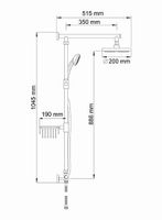 Товар: A015 Душевой комплект - фото 8 A015 Душевой комплект — фото 8, Душевые стойки