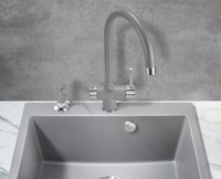 Смеситель для кухни Milacio Ultra MCU.554.GR Серый металлик — фото 6, Смесители для кухни