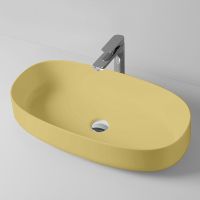 Раковина-чаша Artceram Cognac 68 COL005 12 00 Giallo zinco — фото 3, Раковины