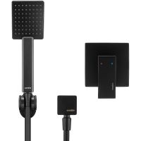 Товар: Смеситель для душа Swedbe Platta 5551B Черный матовый - фото 2 Смеситель для душа Swedbe Platta 5551B Черный матовый — фото 2, Смеситель для душа