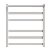 Полотенцесушитель электрический Point Меркурий PN83856PW П5 500x600 с полкой, диммер справа, белый — фото 1, Электрические полотенцесушители