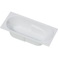 Акриловая ванна Corpa Nera Santi 160x75 CN05057WH без гидромассажа — фото 9, Акриловые ванны