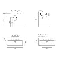 Товар: Раковина GSI Kube X 100 Белая арт-9423011 - фото 2 Раковина GSI Kube X 100 Белая арт-9423011 — фото 2, Раковины накладные