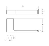 Товар: Держатель для туалетной бумаги CEZARES SLIDER-PH1-IN - фото 2 Держатель для туалетной бумаги CEZARES SLIDER-PH1-IN — фото 2, Держатели туалетной бумаги