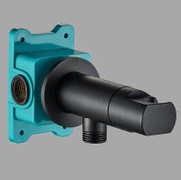 Гигиенический душ со смесителем ALMAes Agata AL-877-05 Черный матовый — фото 4, Гигиенические души