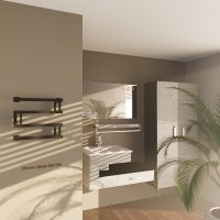 Электрический полотенцесушитель Altasan МонакоПроф 40х50 МонакоПроф4050ЧМ Черный муар — фото 5, Электрические полотенцесушители