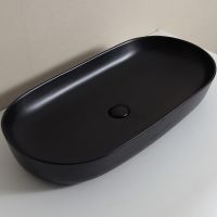 Раковина-чаша CeramaLux 80 78327MB Черная матовая — фото 1, Раковины