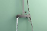 Душевая система Raglo R51.24.09 Графит матовый — фото 30, Душевые стойки