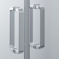 Душевой уголок Ambassador Forsa 140х70 17021120AX-70AX профиль Хром стекло прозрачное — фото 4, Душевые уголки