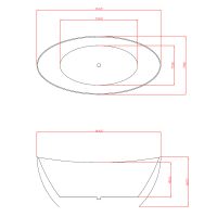 Товар: Акриловая ванна Azario Glasgow 166х78 GLA16778 без гидромассажа - фото 6 Акриловая ванна Azario Glasgow 166х78 GLA16778 без гидромассажа — фото 6, Ванны