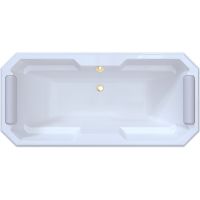 Акриловая ванна Radomir Fra Grande Фернандо 190x90 4-01-3-0-1-421 Золото без гидромассажа — фото 1, Акриловые ванны