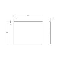 Товар: Боковая панель для акриловой ванны с крепежом CEZARES PLANE-F-80-SP-W37 - фото 2 Боковая панель для акриловой ванны с крепежом CEZARES PLANE-F-80-SP-W37 — фото 2, Экраны для ванн
