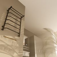 Электрический полотенцесушитель Altasan Горизонт 80х50 П с полкой Черный муар арт-Горизонт8050ПЧМ — фото 4, Электрические полотенцесушители