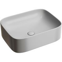 Раковина-чаша Ceramicanova Element 51 CN6052MSG Серая матовая — фото 1, Раковины накладные