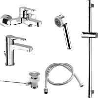 Комплект смесителей Remer Winner Хром арт-W0510315RHGM — фото 1, Готовые комплекты для ванной комнаты