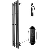 Электрический полотенцесушитель Altasan АргоЛюкс 120х21 АргоЛюкс12021ЧМ Черный муар — фото 1, Электрические полотенцесушители