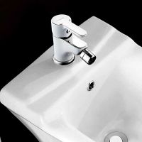 Смеситель для биде Ledeme H03W 5003-WL Белый Хром — фото 3, Смесители для биде